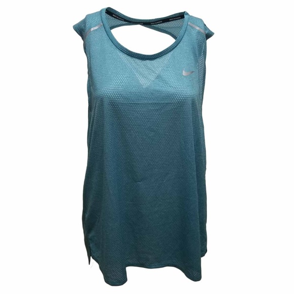 Nike Breathe Cut-Out Back Running Tank Top - Picture 1 of 2
